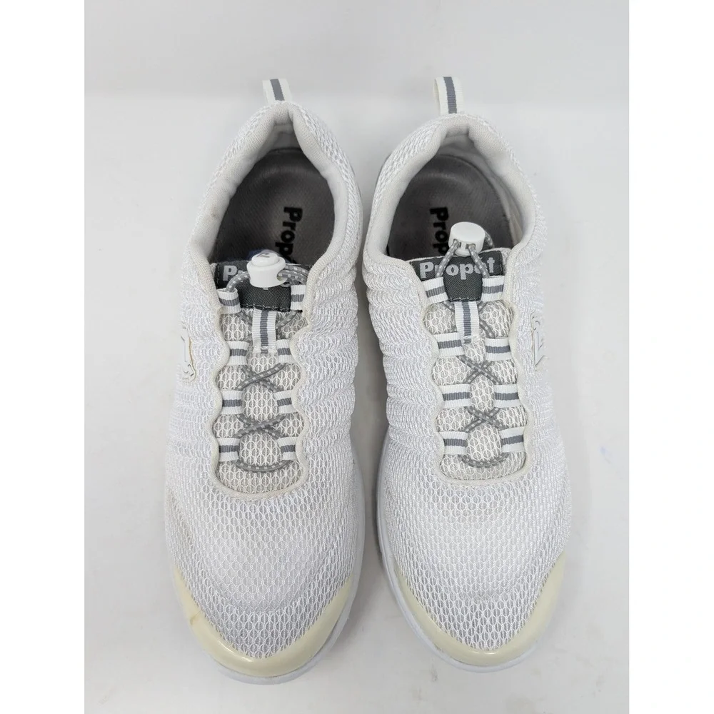 Propet TravelActiv White Mesh Walking Shoes Womens 10 Wide D Sneakers VERY NICE! - Picture 2 of 8
